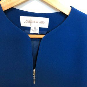 Jones New York Blue Blazer Size 8 (Made In Canada)